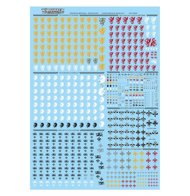 Hovedbilde WEB Kingdom Of Bretonnia Transfer Sheet
