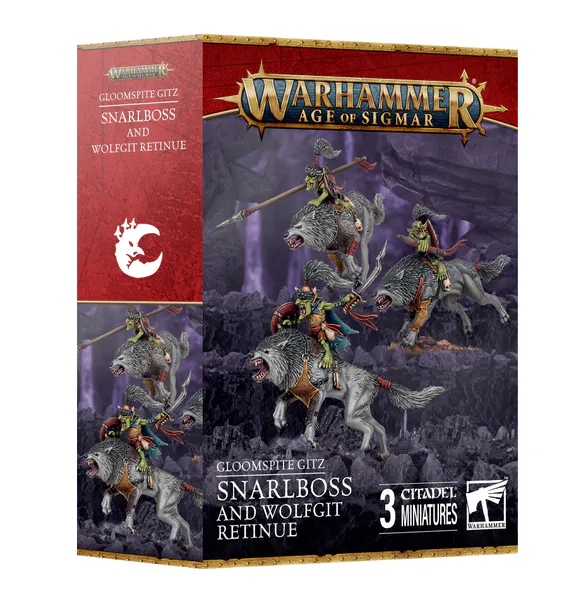 Hovedbilde Gloomspite Gitz: Snarlboss & Wolfgit Retinue