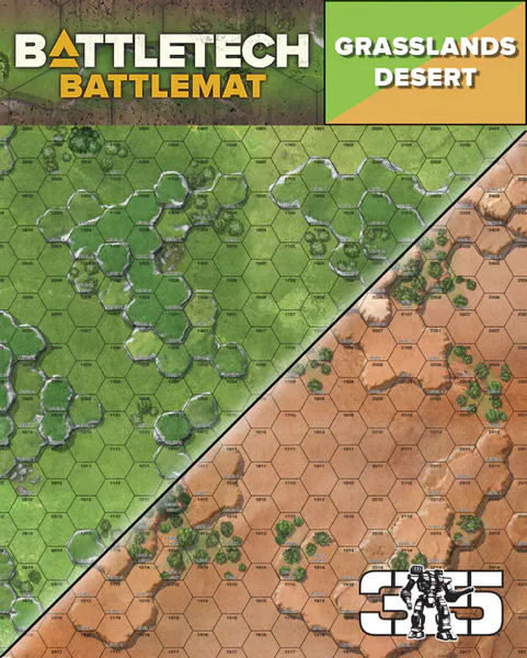 Hovedbilde Battletech Battlemat A: Desert/Grasslands