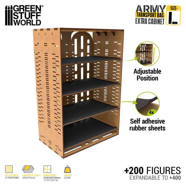 Hovedbilde GSW Army Transport Extra Cabinet Large