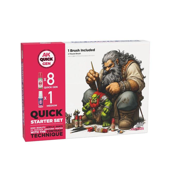 Hovedbilde AK Quick Paint Starter Set